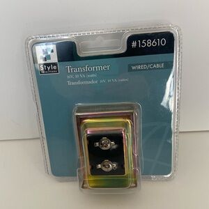 Style Selections Transformer 16V 10VA watts wired cable 158610 NOS